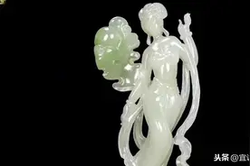 和田玉收藏级摆件国色天香，此女只应天上有，人间难得几回闻！图片