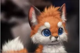 这只3D小狐狸简直成精了！会委屈、会挑衅，还会看手机？图片