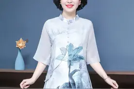 从这40套老年奶奶连衣裙，我看到了一种美叫“奢华美”图片