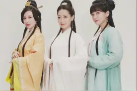 《神话》三美重聚！白冰张萌金莎古装与十年前无差，网友：差胡歌图片