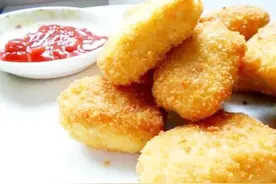 孩子最爱吃的上校鸡块，在家也能轻松做，香酥美味，干净卫生图片