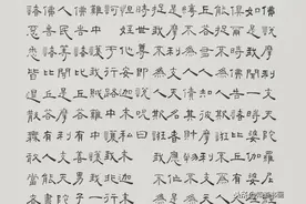 芦荻书法作品《佛说摩利支天陀罗尼经》图片