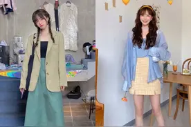 春季美景再好，也不及温柔甜美的穿搭显清纯，回头率百分百图片
