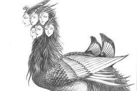 四海海神都是些什么人，为什么都长着人面鸟身？图片