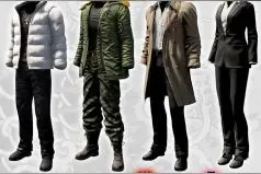 《如龙7》发布4种DLC服装 可用堂岛大吾、狭山薰等服装图片