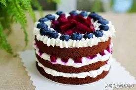 这个生日蛋糕太适合手残党了，不会裱花也能做，学会再不买着吃了图片