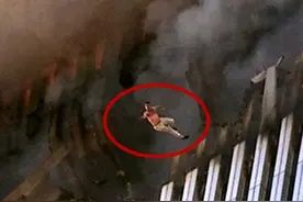 直击“911事件”现场：撞击瞬间燃起熊熊大火，图4男子从高楼跳下图片