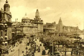 上海历史照片：1920-1930年代的上海外滩图片