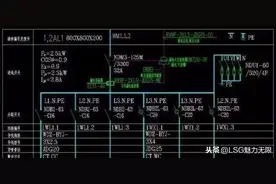 建筑水电照明配电箱图纸识别图片