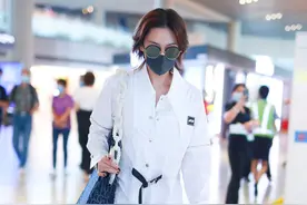 张馨予现身机场，婚后变身潮流达人，气质这方面拿捏的稳稳地图片