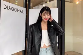 今日推荐穿搭：可盐可甜的大眼模特chowon欧尼的日常私服搭配！图片