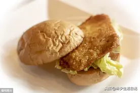 猪扒包，猪肉汉堡图片