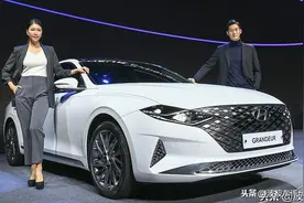 新款现代雅尊正式发布，定位高于索纳塔，前脸风格很凌厉图片