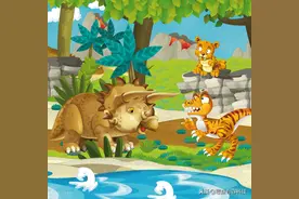 有声绘本故事 - 关于恐龙模型制作《霍金斯的恐龙世界01》图片