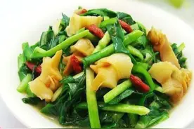 海螺炒韭菜，韭菜炒螺肉，洋葱炒鸭肉这几道家常菜的做法图片