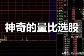 量比指标很多人不看，竟然是庄家最害怕散户学会的，值得收藏图片