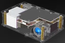 海联达投影仪改造DIY：支持TYPE-C输入，透明亚克力光污染加持图片