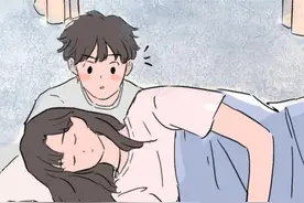 “遇到喜欢的人时，你一定要勇敢一点！主动一点！”（漫画）图片