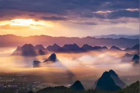 落日余晖下的美好景色 真的好漂亮我以沉醉在里面你喜欢吗图片