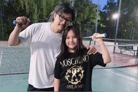王诗龄开始和爸爸减肥，摆脱胖嘟嘟的身材，惹得李湘发文炫耀图片