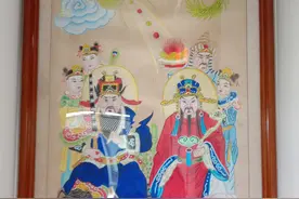 这个村子叫年画村，处处充满艺术气息图片