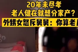 外甥女怒斥舅舅：你算老几？20年未尽孝，老人健在就想分家产？图片