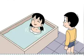 大雄为什么老偷看静香洗澡？图片