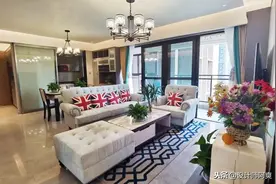 120平四房，进门正对卧室却不隔断，服气图片
