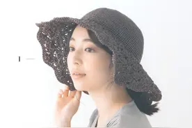 「钩编图解」拉菲草帽子I和J款图片