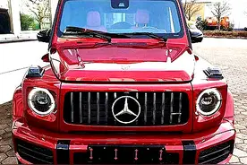 奢华悍将！2020款奔驰G63AMG 限量中国红 实拍解析图片