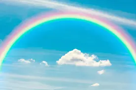 雨后彩虹，真的太美啦图片