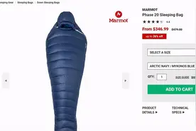 土拨鼠Marmot羽绒绒睡袋开箱，户外野营还是要靠睡袋图片