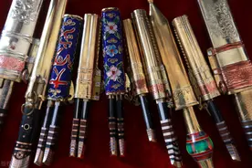 保安腰刀，保安族的生存之道，工艺精美精湛绝伦，收藏价值极高图片