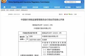 因存在多项违法违规行为，中国银行被罚270万图片