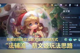 用另类的玩法思路，重新定义软辅蔡文姬，也许这才是她的打开方式图片