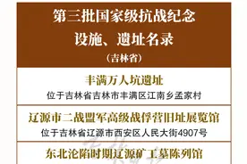 第三批国家级抗战纪念设施、遗址名录公布！吉林省是这5处图片