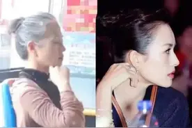 最美公交车阿姨走红，道姑头配开衫气质优雅，“侧颜”神似章子怡图片