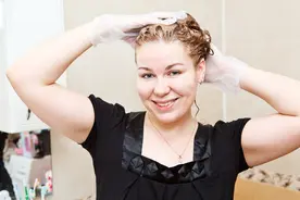 接触性皮炎----染发皮炎图片