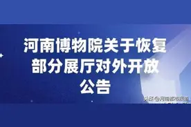 河南博物院恢复部分展厅：参观须网络实名预约图片