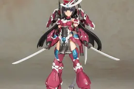 模玩资讯：寿屋《Frame Arms Girl 骨装机娘》祸月 组装模型图片