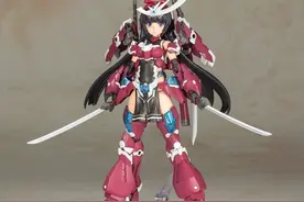 模玩资讯：寿屋《Frame Arms Girl 骨装机娘》祸月 组装模型图片