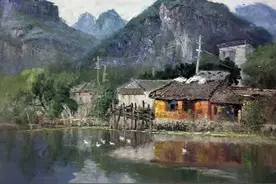 一组油画风景写生作品！《北京校尉美术》图片