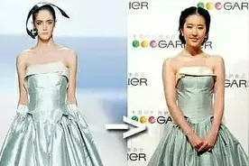 白冰礼服事件再添新瓜，唐嫣刘亦菲被扒曾穿山寨，闹笑话了图片