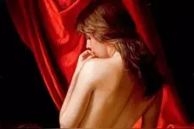 绝美的意大利女郎人体油画欣赏，性感逼真图片