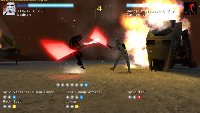 最佳攻击模式 网友自制《绝地武士3》格斗MOD