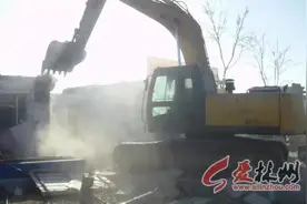 林州：陵阳铁腕拆除违建遏制春节乱建之风图片