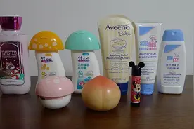 盘点宝宝在用的那些护肤用品图片