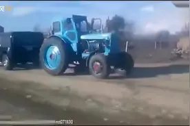 拖拉机与大马力越野车的拔河比赛，果然汽车完败视频封面