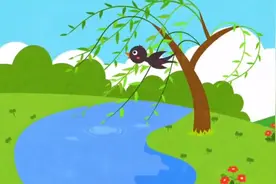 幼儿园小朋友早教儿歌欣赏歌曲：新版本的《小燕子》，很少人听过