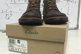 姗姗来迟：美亚购买 Clarks Remsen 男款短靴 开箱图片